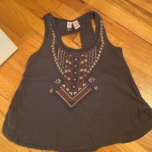 Grey Tribal Tank Top